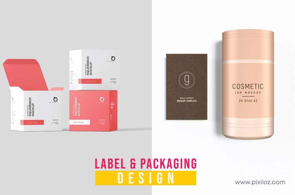 Pixiloz Creative solution label and packaging design service